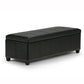 Kingsley - Upholstered Large Storage Ottoman - Furniture Home Direct