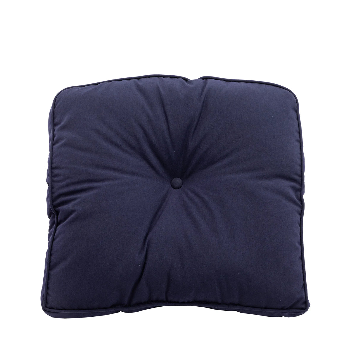 3 Piece Conversation Set With Glass Coffee Table - Navy Blue - Furniture Home Direct