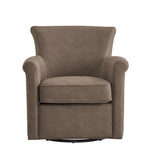 Westly Swivel Accent Chair 360-Degree Faux Leather