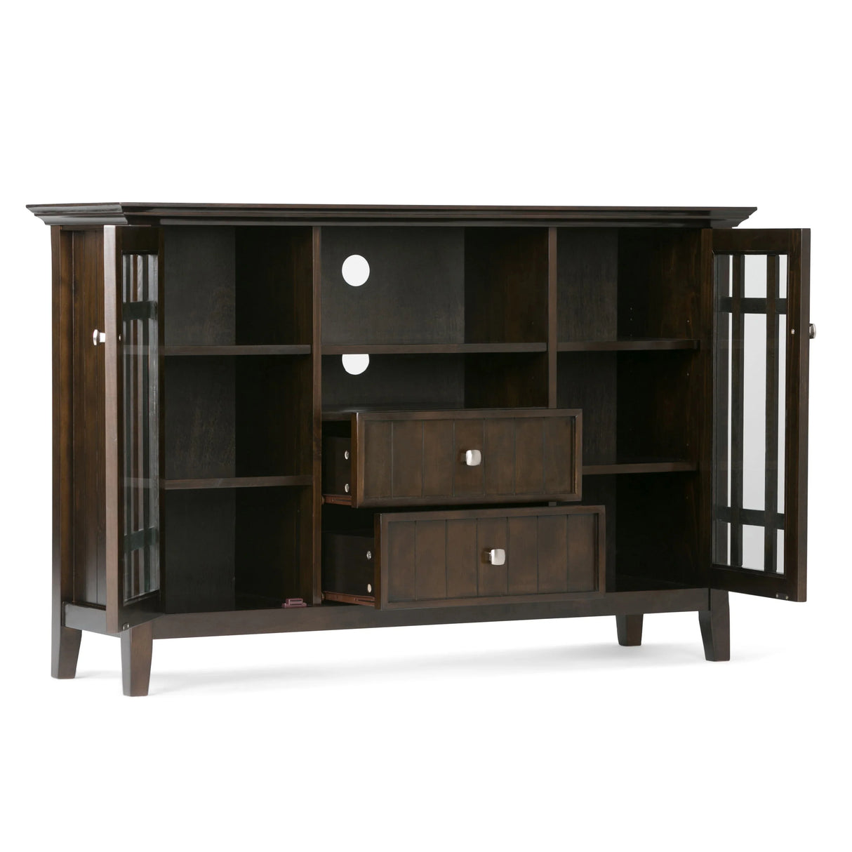 Bedford - Handcrafted Tall TV Media Stand - Furniture Home Direct