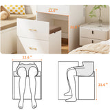 Vanity Table With Flip Top Four Drawers And Stool White - Furniture Home Direct