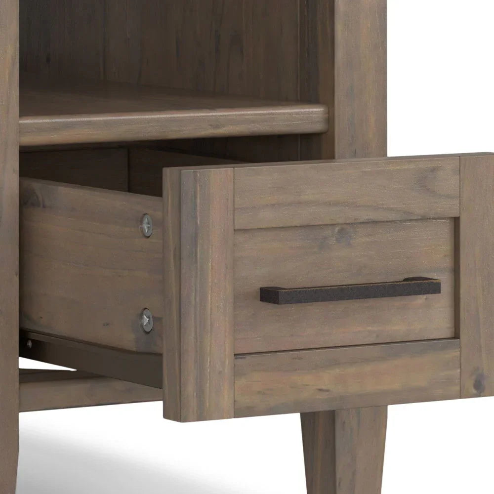 Ela - Narrow End Table - Brown - Furniture Home Direct