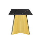 Dining Table Black Marble With Gold Butterfly Legs Black - Furniture Home Direct