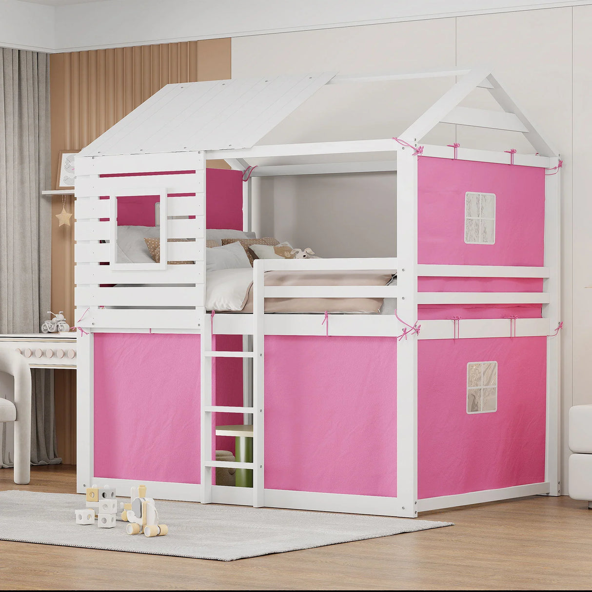 Bunk House Bed With Tent - Furniture Home Direct