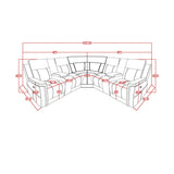 Eco - Sectional - Greige - Furniture Home Direct