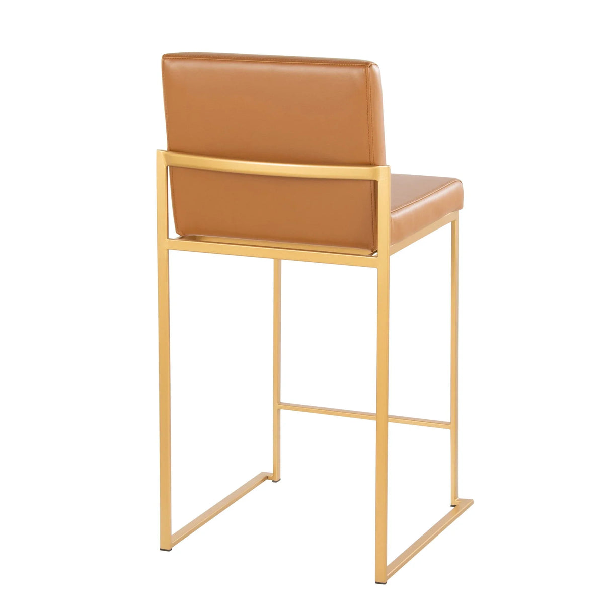 Fuji - Contemporary High Back Barstool (Set of 2) - Furniture Home Direct