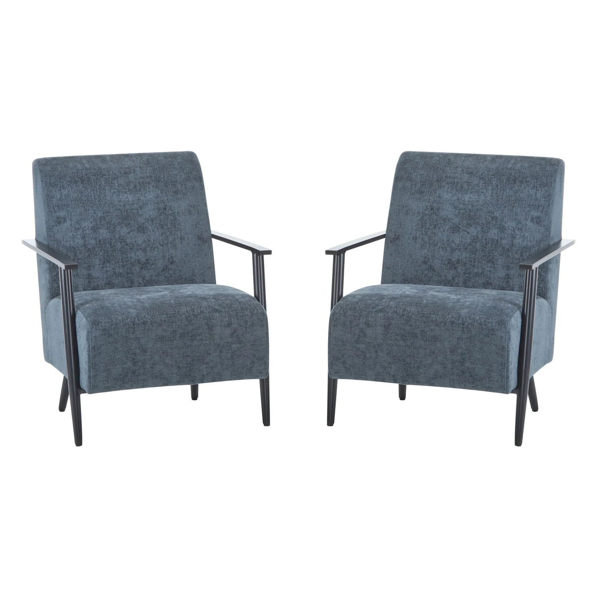 Modern Lounge Chair With Polyester Upholstery