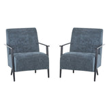 Modern Lounge Chair With Polyester Upholstery