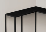 Corner Accent Console Table For Entryway, Contemporary & Modern - Black - Furniture Home Direct