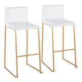Mara - Contemporary Upholstered Barstool (Set of 2) - Furniture Home Direct