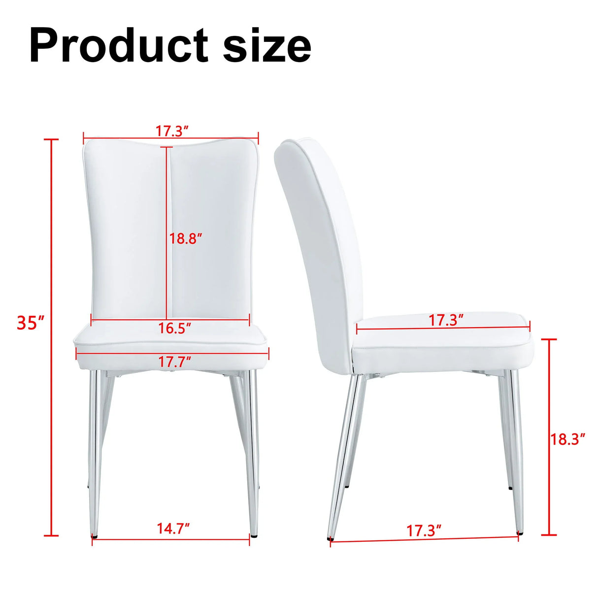 Modern Minimalist Dining Chairs With Metal Legs - Furniture Home Direct
