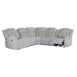 Raize Power Sectional - Ash - Furniture Home Direct