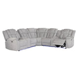 Raize Power Sectional - Ash - Furniture Home Direct