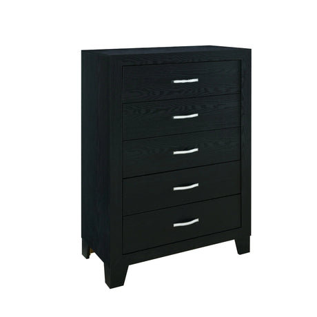 Carlos - Chest - Black - Furniture Home Direct