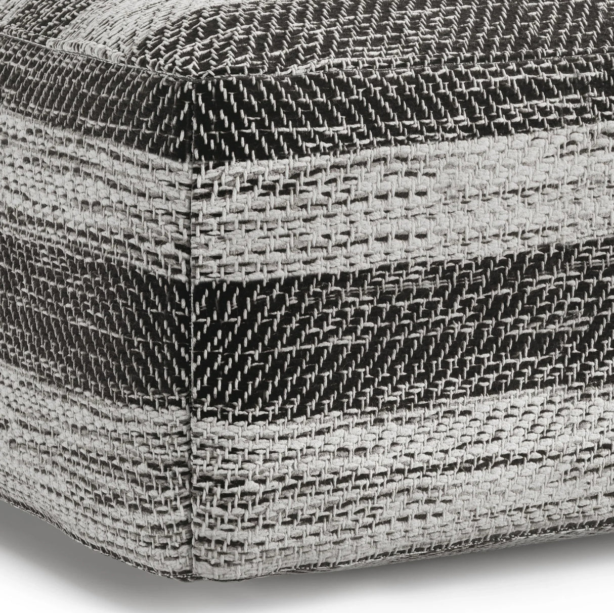 Clay - Square Pouf, Upholstered - Furniture Home Direct