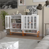 Modern Metal Shoe Cabinet With DoublebSided Mesh Doors And Adjustable Partitions - Furniture Home Direct