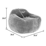 Giant Bean Bag Chair, Spacious Memory Foam With Armrests - Furniture Home Direct