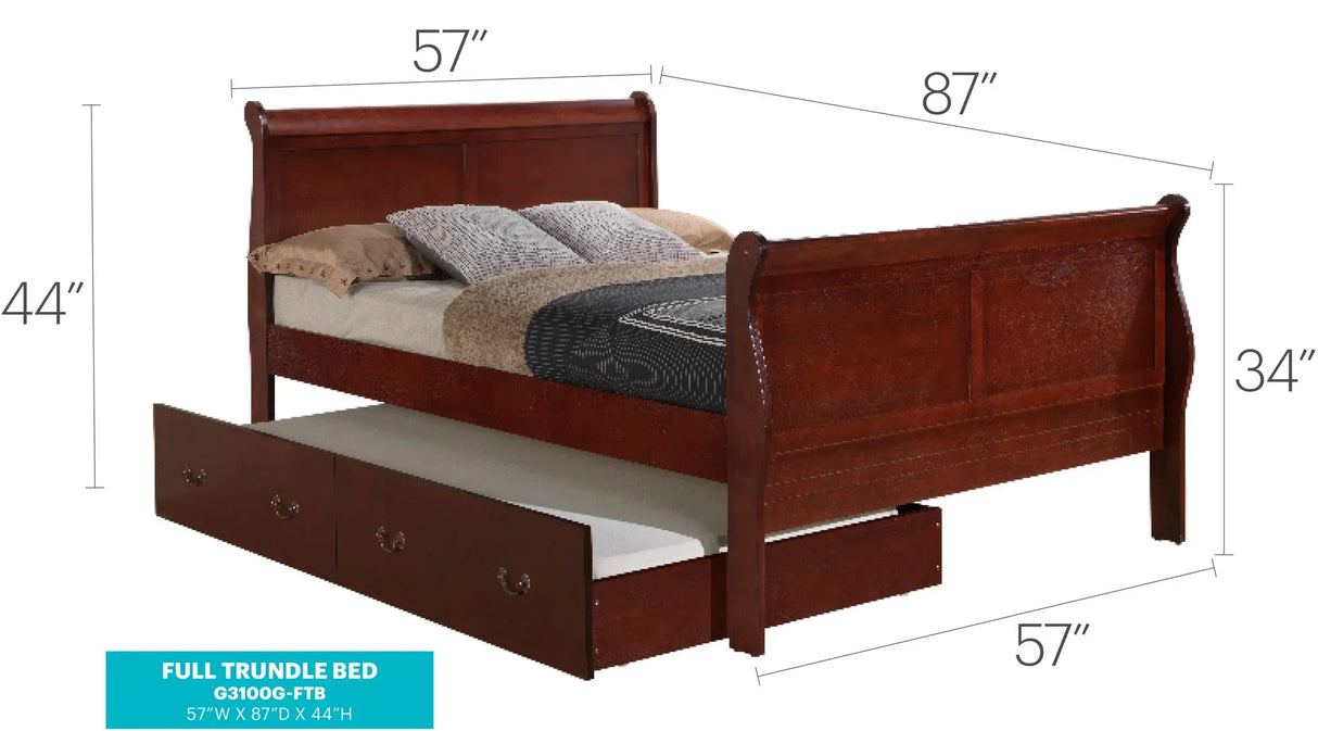 Elegant Trundle Bed With Timeless Charm - Furniture Home Direct