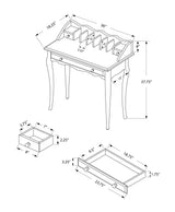 Computer Desk For Home Office, Laptop, Storage Drawers, Traditional - Furniture Home Direct