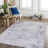 Maval - Abstract Washable Area Rug - Furniture Home Direct