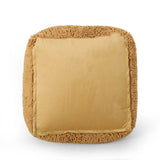 Spongy Microfiber Square Pouf Soft Seating - Furniture Home Direct