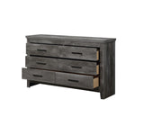 Vidalia - Rustic Dresser - Gray / Oak - Furniture Home Direct