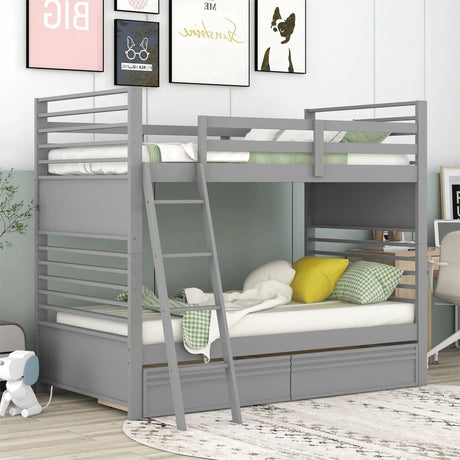 Bunk Bed With 2 Drawers - Furniture Home Direct