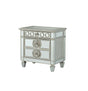 Varian - Mirrored Nightstand - Silver - Furniture Home Direct