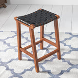 James - Modern Genuine Leather Bar Stool - Furniture Home Direct