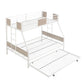 Modern Metal Bunk Bed With Dual Side Ladder And Metal Desig - Furniture Home Direct