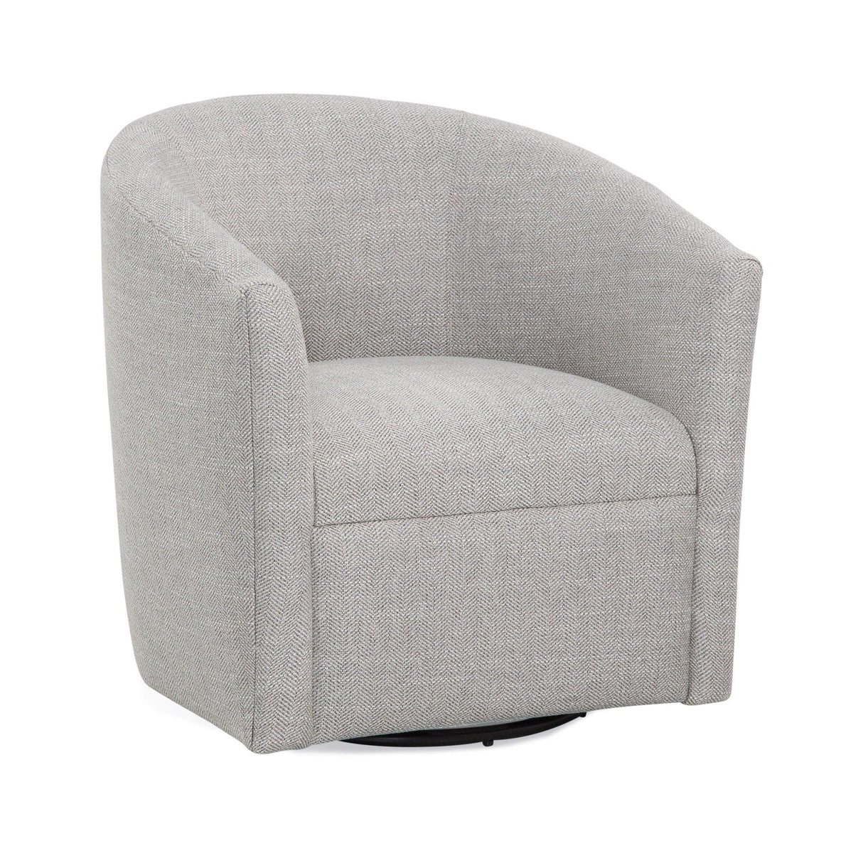 Lainey - Swivel Barrel Chair With 360 Degree Rotation - Furniture Home Direct