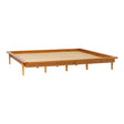 Mid-Century Modern Solid Wood Platform Bed Frame - Furniture Home Direct
