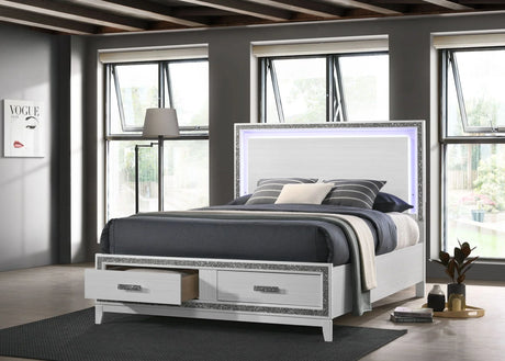 Haiden - Bed With LED - Furniture Home Direct
