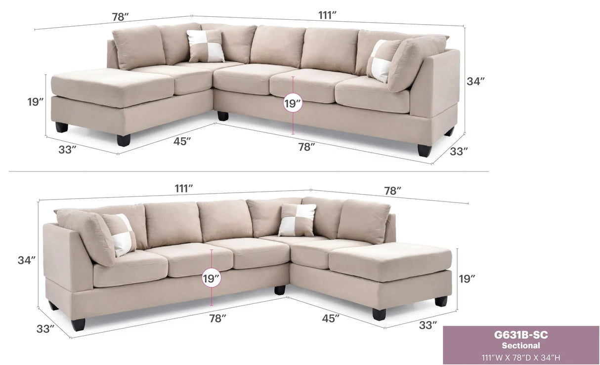 Malone - Comfort Sectional - Furniture Home Direct