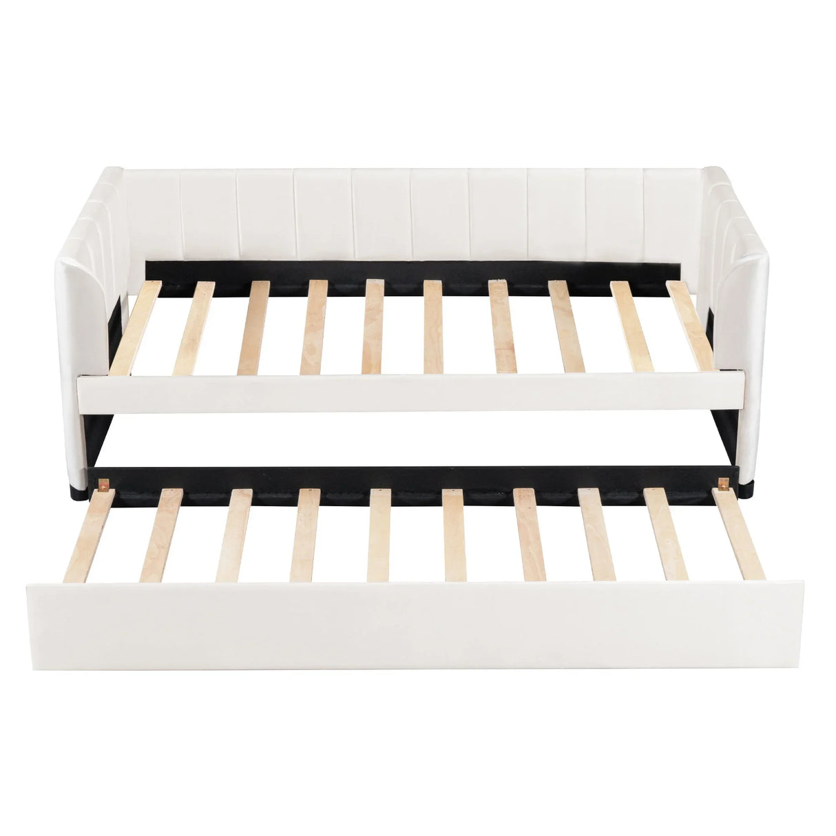 Upholstered Daybed With Ergonomic Design Backrest - Furniture Home Direct