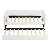 Upholstered Daybed With Ergonomic Design Backrest - Furniture Home Direct