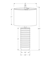 Table Lamp, Lighting, Resin, Transitional - Cream - Furniture Home Direct