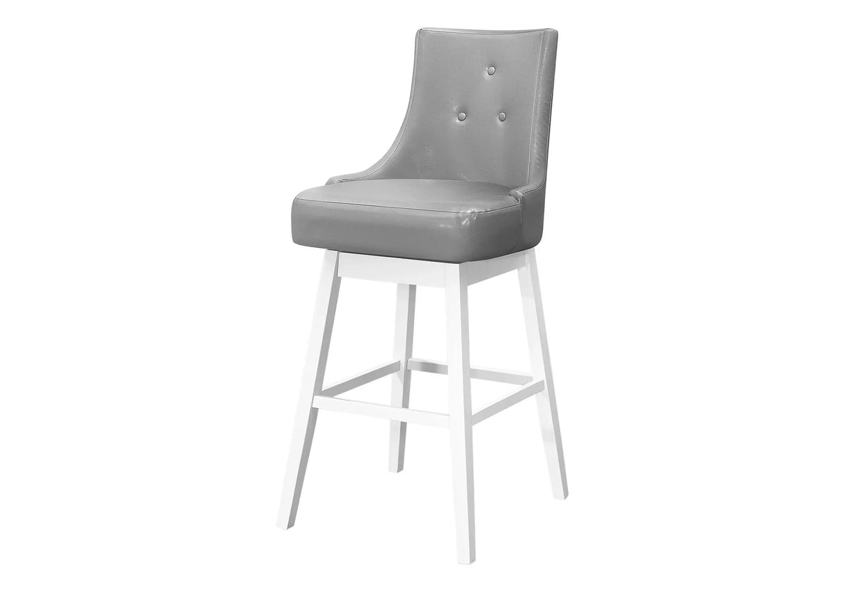 Swivel Stool Bar Height, Transitional (Set of 2) - Furniture Home Direct