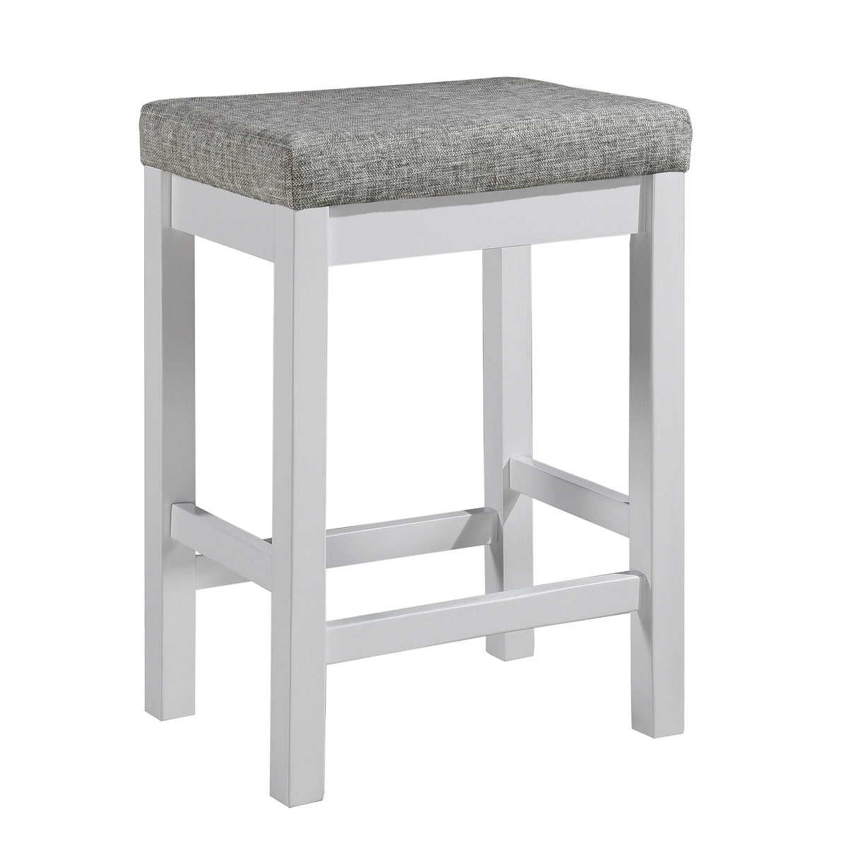 Counter Height Dining Set With USB Ports And Drawer White - Furniture Home Direct