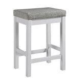Counter Height Dining Set With USB Ports And Drawer White - Furniture Home Direct