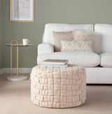 Braided - Versatile Round Ottoman - Furniture Home Direct