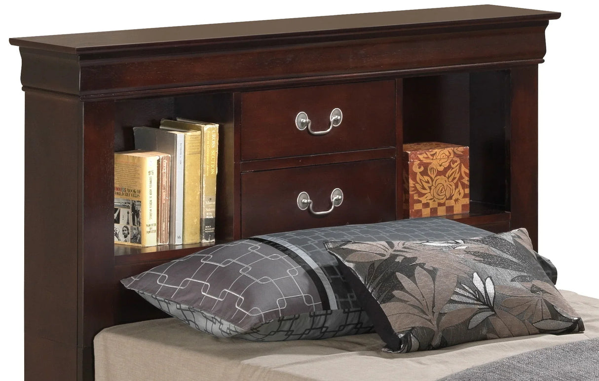 Louis Phillipe - Bookcase Storage Bed - Furniture Home Direct