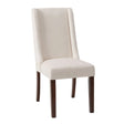 Brody - Wing Parson Dining Chair (Set of 2) - Cream - Furniture Home Direct