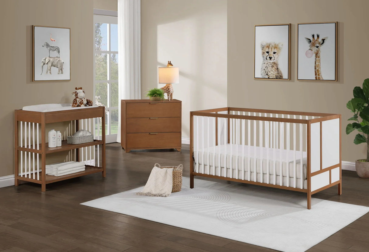 Pixie Finn - 3-in-1 Crib - Walnut - Furniture Home Direct