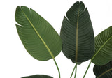 44" Tall, Artificial Plant, Bird Of Paradise Tree, Indoor, Faux, Fake, Floor, Greenery, Potted, Decorative - Green / Black - Furniture Home Direct