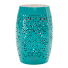 Ruby - Boho Mosaic Side Table With Ceramic Tile Top