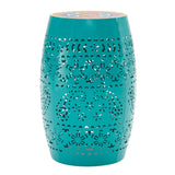 Ruby - Boho Mosaic Side Table With Ceramic Tile Top