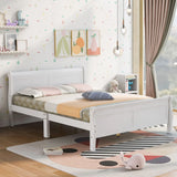 Platform Bed Frame Mattress Foundation Sleigh Bed With Headboard / Footboard / Wood Slat Suppor - Furniture Home Direct