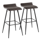 Ale - Contemporary Fixed-Height Bar Stool (Set of 2) - Furniture Home Direct