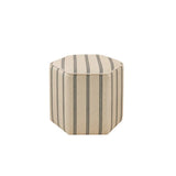 Accent Ottoman Printed Stripe - Furniture Home Direct